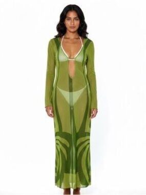 NWT Caroline Constas Coverup Maxi Dress